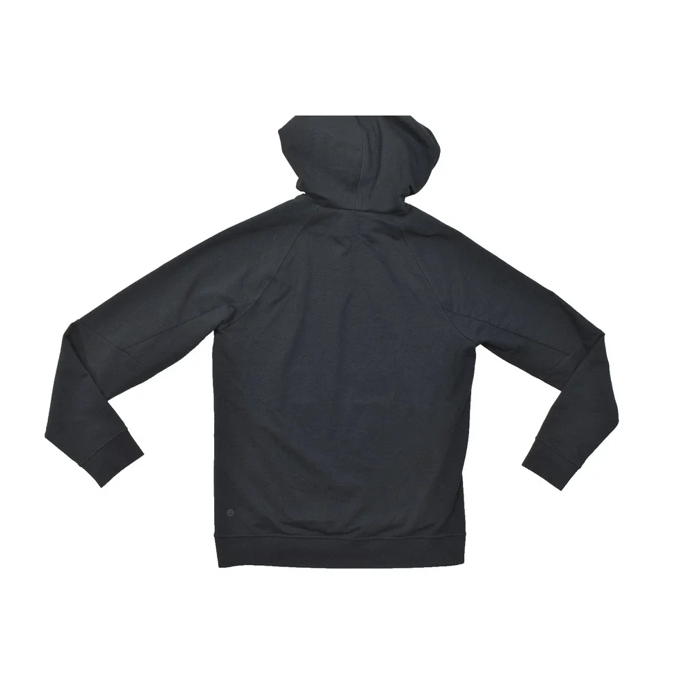 Lululemon City Sweat Pullover Hoodie Black Men's Size S Small Athletic Raglan Sl